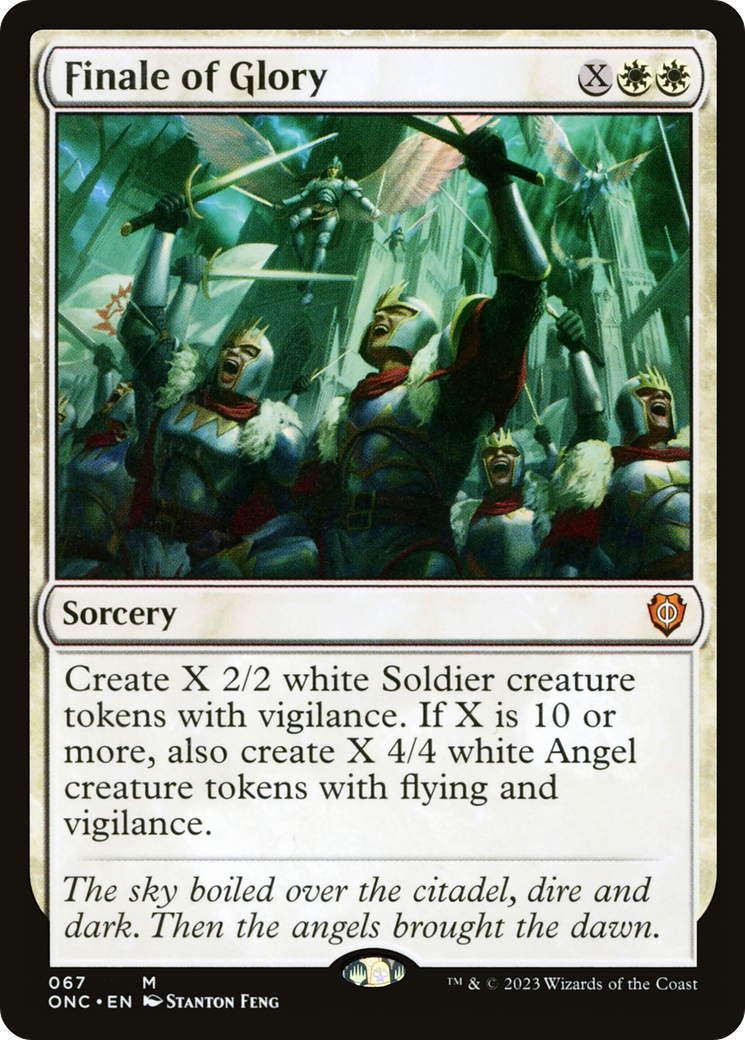 Finale of Glory [Phyrexia: All Will Be One Commander] - Trinity Hobby