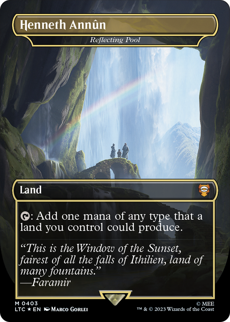 Henneth Annun - Reflecting Pool (Surge Foil Realms and Relics) [Le Seigneur des Anneaux : Contes du Commandant de la Terre du Milieu] 