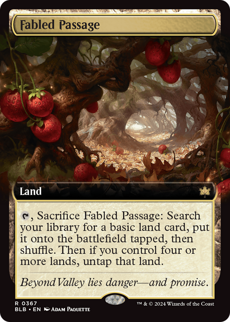 Fabled Passage (Extended Art) [Bloomburrow] - Trinity Hobby