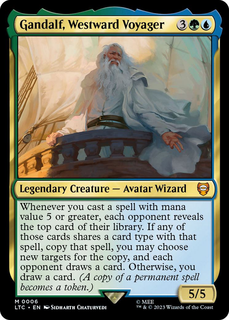 Gandalf, Westward Voyager [The Lord of the Rings: Tales of Middle-Earth Commander] - Trinity Hobby