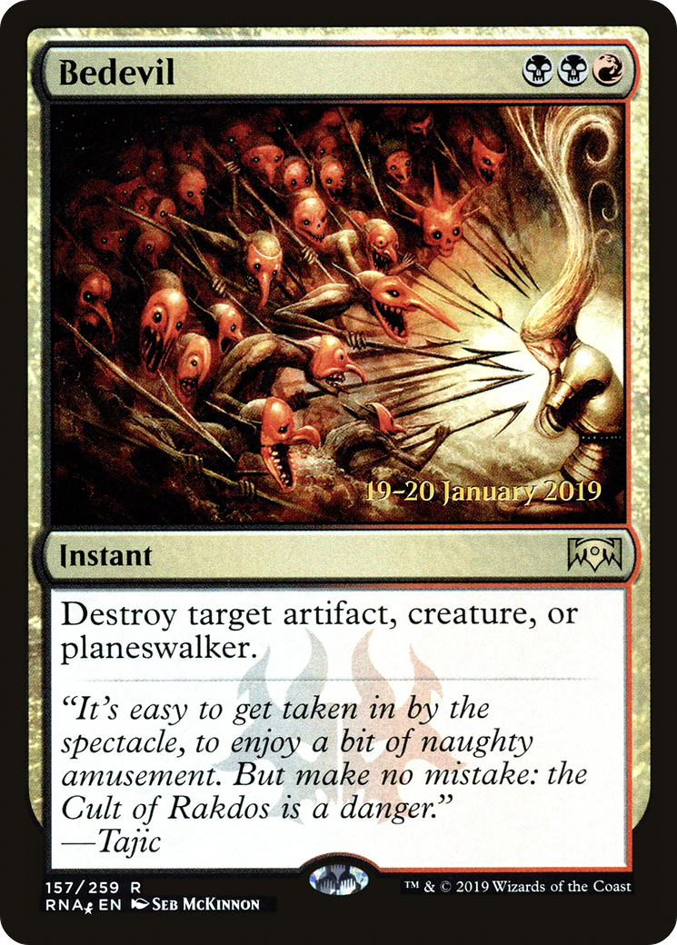 Bedevil [Ravnica Allegiance Prerelease Promos] - Trinity Hobby