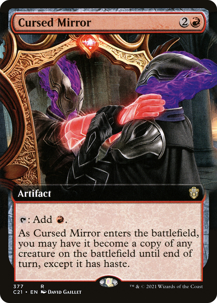 Cursed Mirror (Extended Art) [Commander 2021] - Trinity Hobby