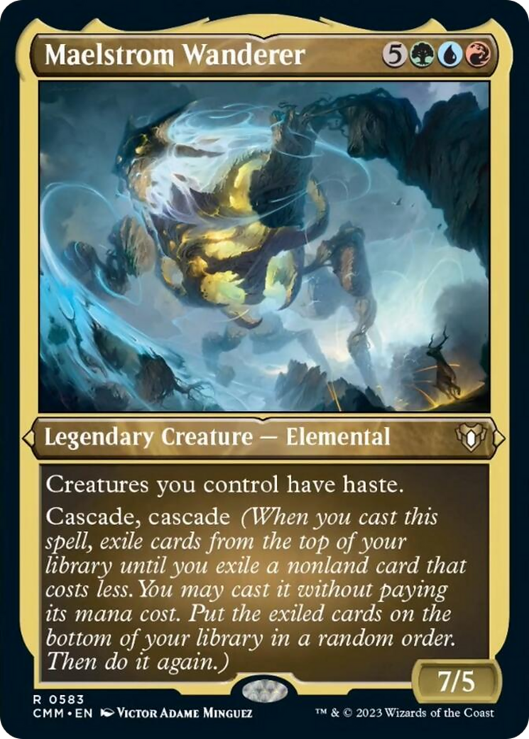 Maelstrom Wanderer (Foil Etched) [Commander Masters] - Trinity Hobby