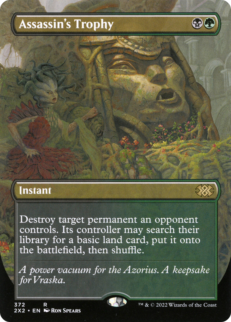 Assassin's Trophy (Borderless Alternate Art) [Double Masters 2022] - Trinity Hobby