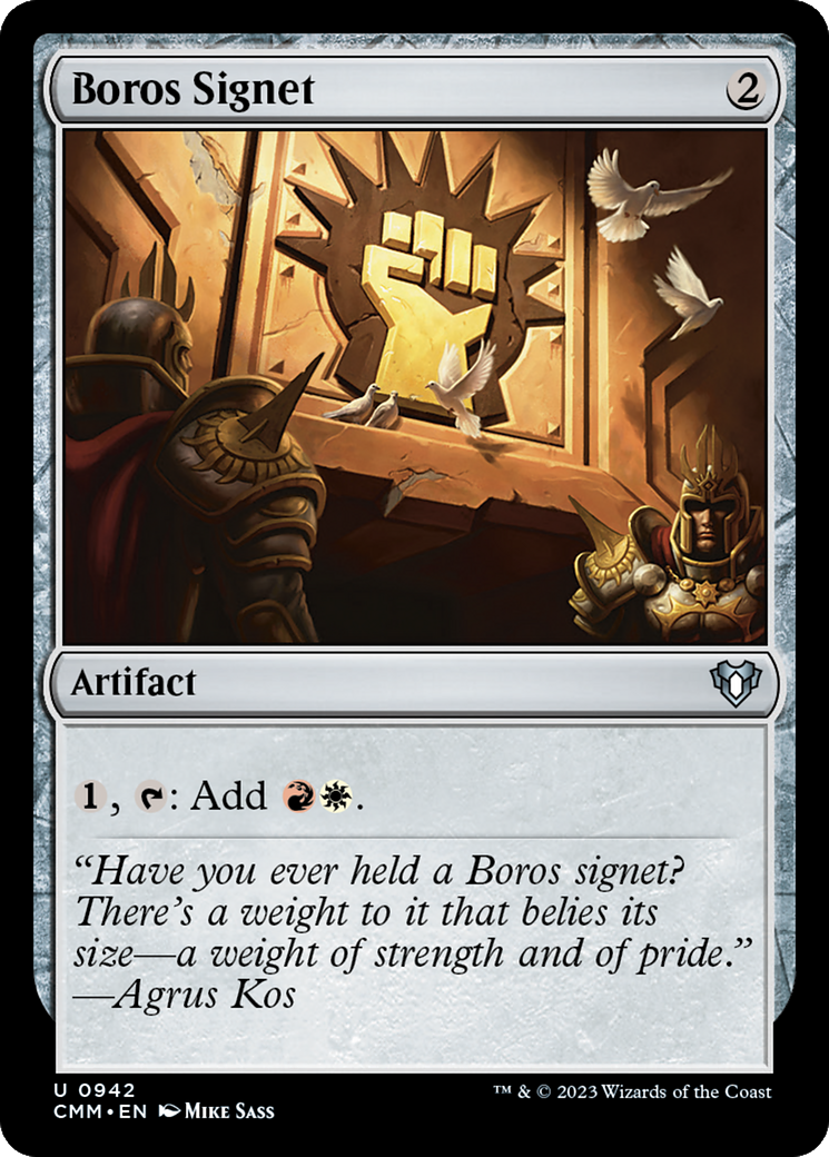 Boros Signet [Commander Masters] - Trinity Hobby