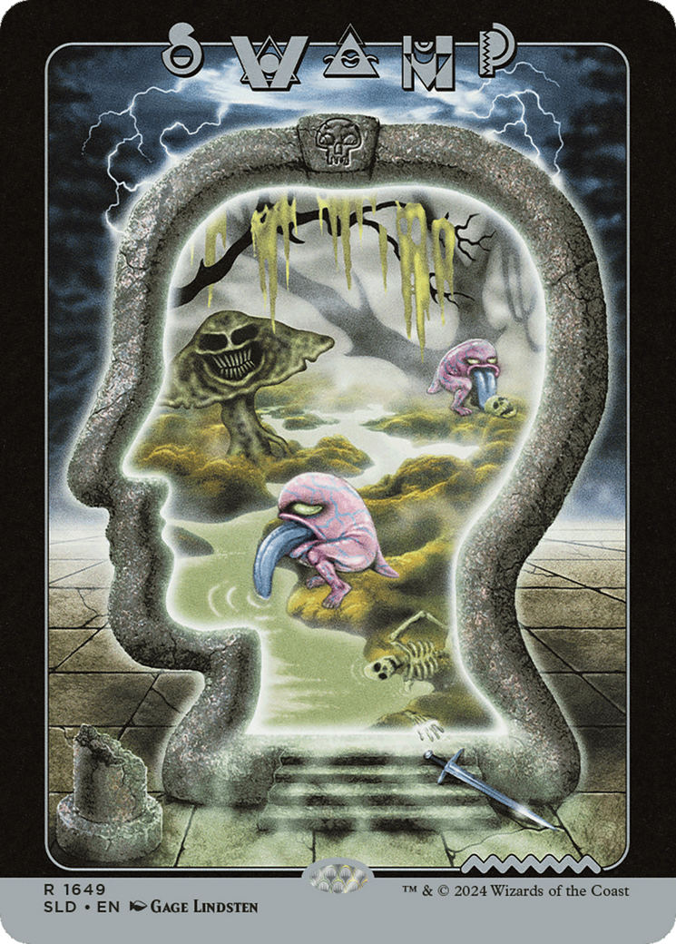 Swamp  [Foil]  (SLD-1649) - [Secret Lair Drop] - Trinity Hobby