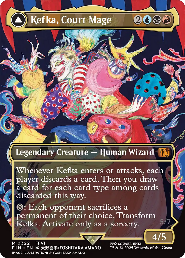 Kefka, Court Mage (Borderless) (0322)  (FIN-322) - [FINAL FANTASY] (Borderless)