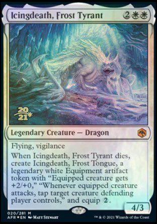 Icingdeath, Frost Tyrant [Dungeons & Dragons: Adventures in the Forgotten Realms Prerelease Promos] - Trinity Hobby