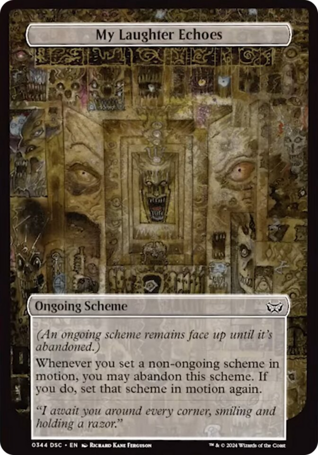 My Laughter Echoes (Full Art) [Duskmourn: Archenemy] - Trinity Hobby