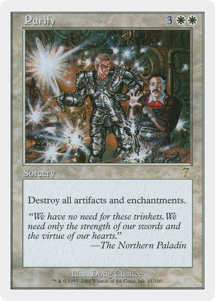 Purify  (7ED-031) - [Seventh Edition] - Trinity Hobby