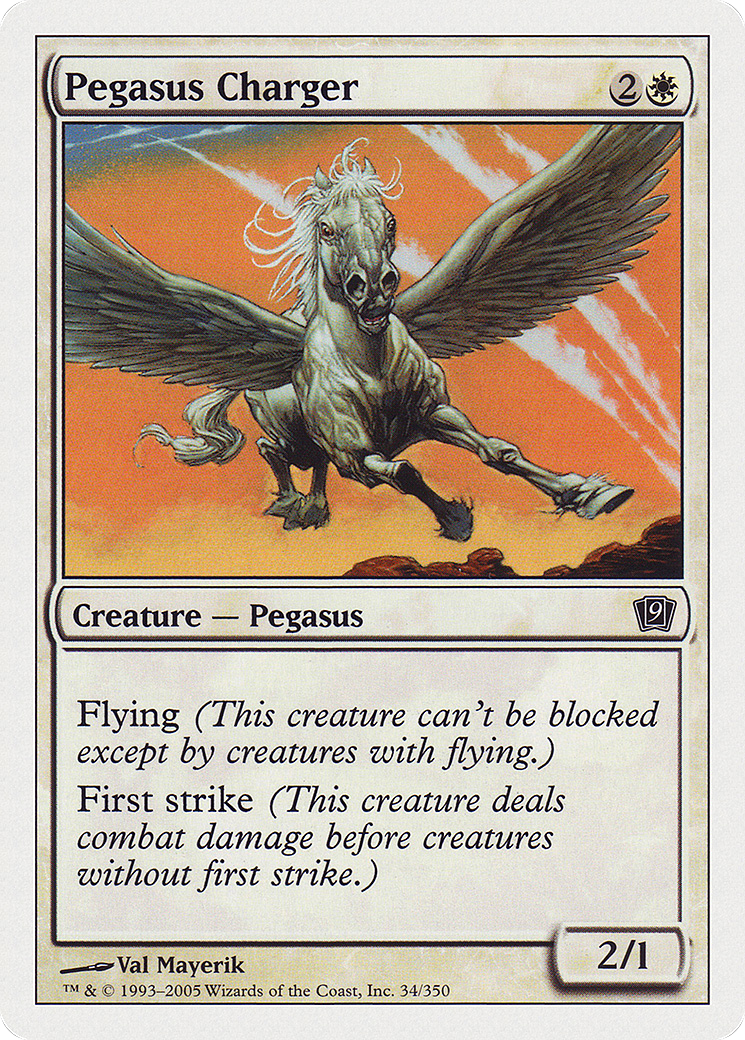 Pegasus Charger  (9ED-034) - [Ninth Edition] - Trinity Hobby