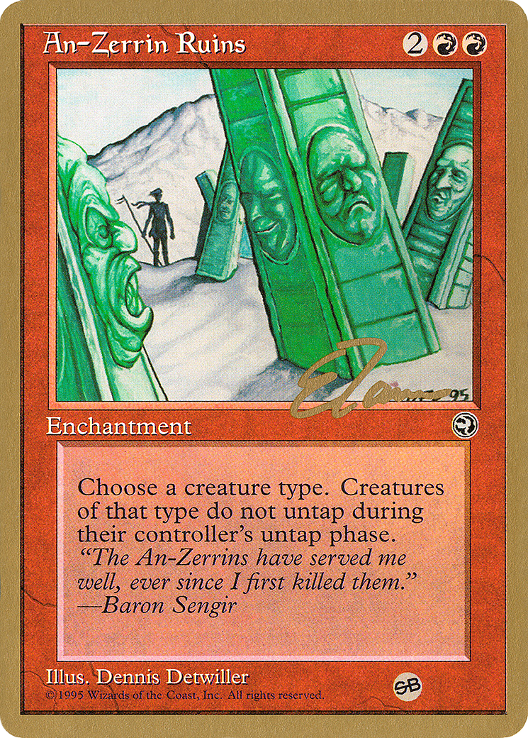 An-Zerrin Ruins (Eric Tam) (SB) [Pro Tour Collector Set] - Trinity Hobby