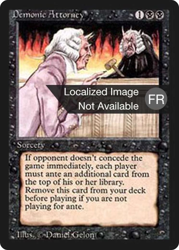 Demonic Attorney [Foreign Black Border] - Trinity Hobby