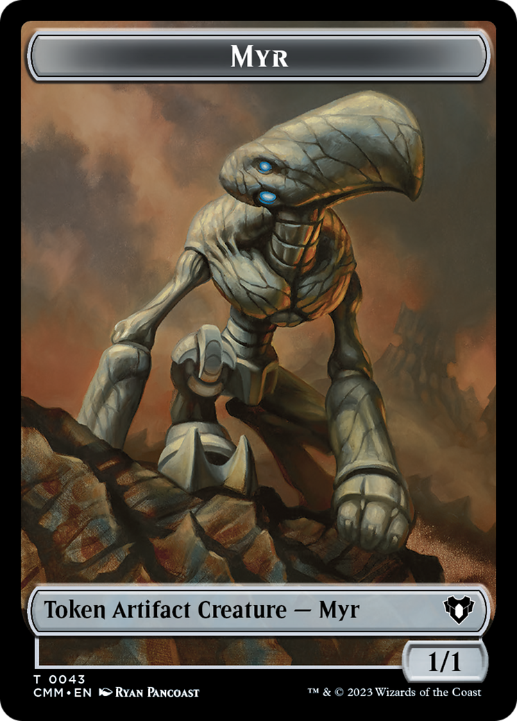 Eldrazi // Myr Double-Sided Token [Commander Masters Tokens] - Trinity Hobby