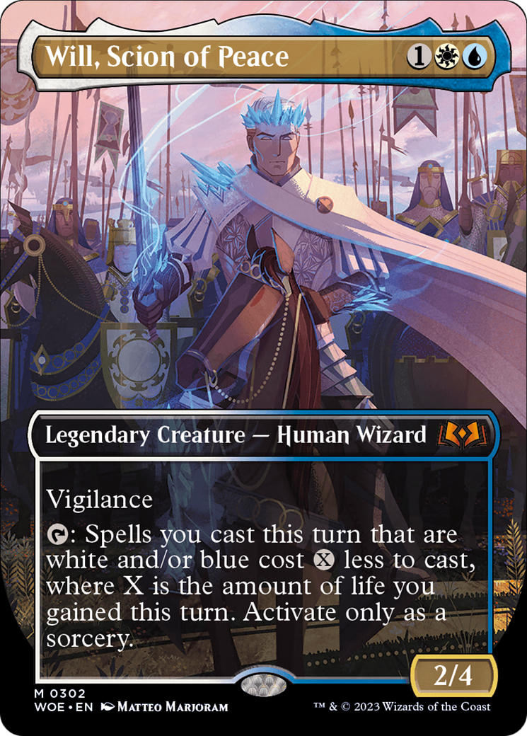 Will, Scion of Peace (Borderless Alternate Art) [Wilds of Eldraine] - Trinity Hobby