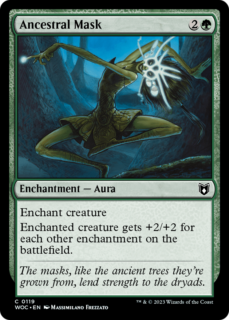Ancestral Mask [Wilds of Eldraine Commander] - Trinity Hobby