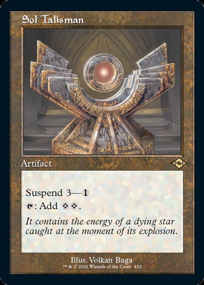 Sol Talisman (Retro Foil Etched) [Modern Horizons 2] - Trinity Hobby