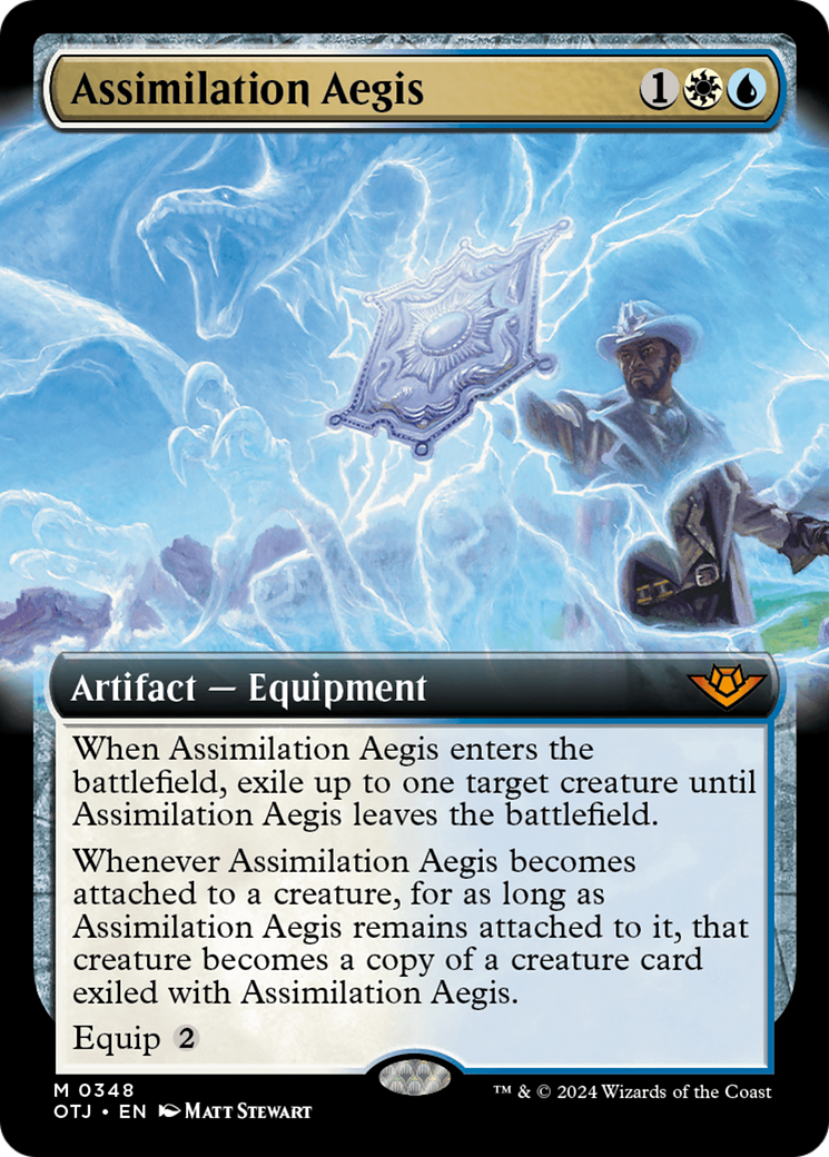 Assimilation Aegis (Extended Art) [Outlaws of Thunder Junction] - Trinity Hobby