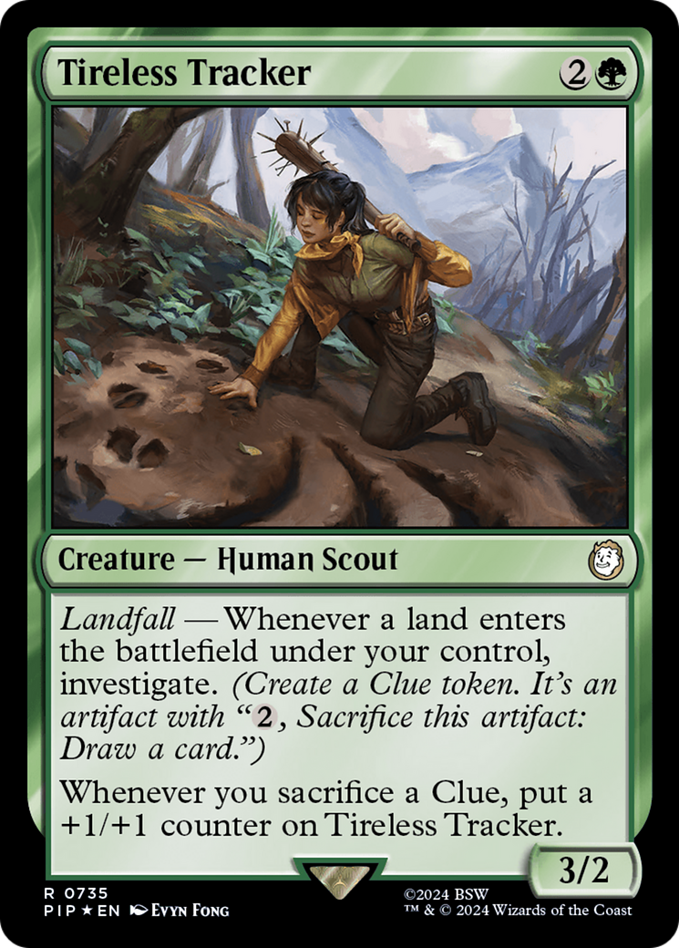 Tireless Tracker (Surge Foil) [Fallout] - Trinity Hobby