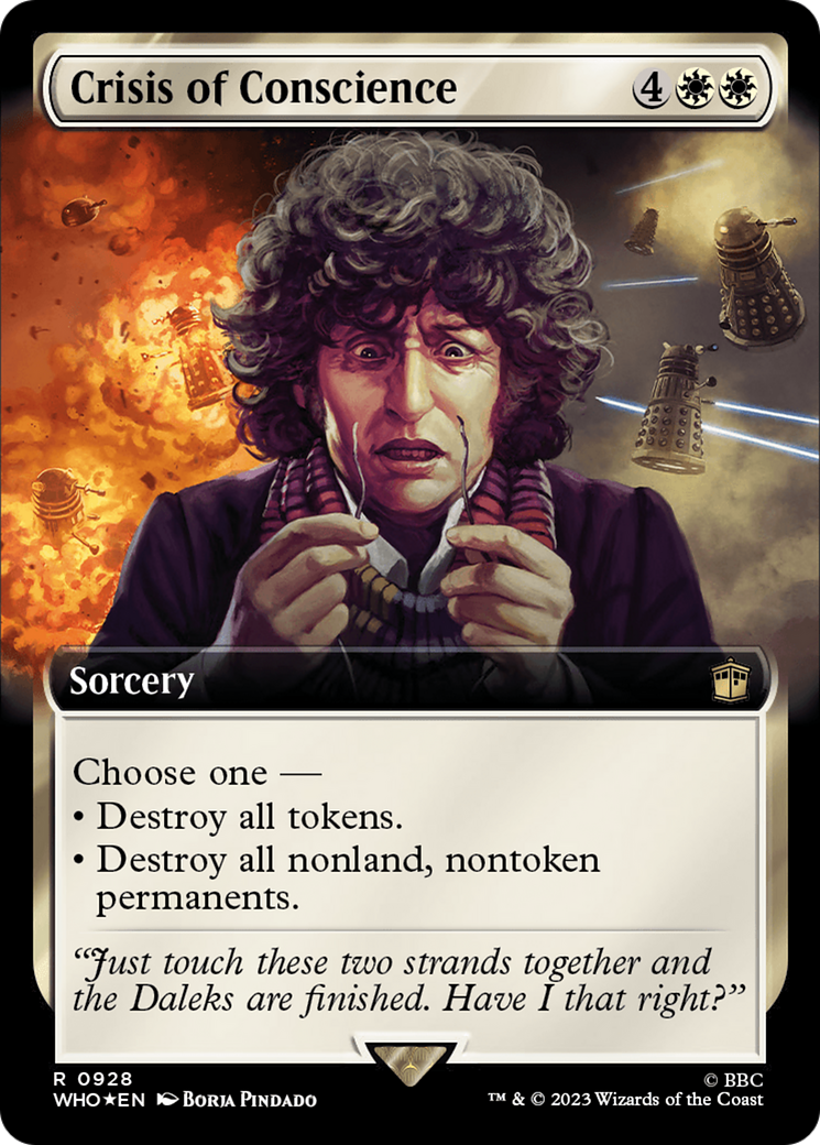 Crisis of Conscience (Extended Art) (Surge Foil) [Doctor Who] - Trinity Hobby