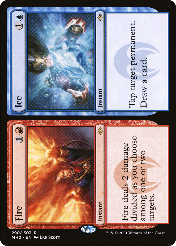 Fire // Ice [Etched Foil]  (MH2-290) - [Modern Horizons 2] - Trinity Hobby