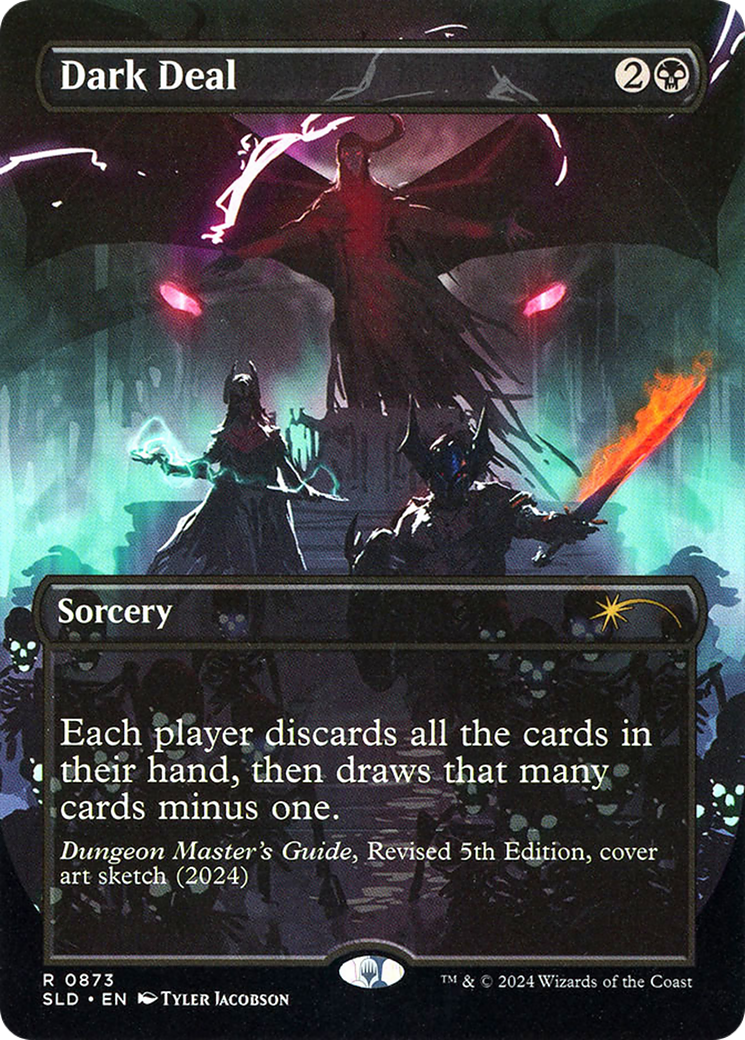 Dark Deal (SLD-873) - [Secret Lair Drop] (Borderless) Foil - Trinity Hobby