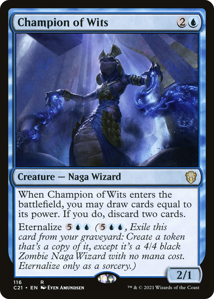 Champion of Wits [Commander 2021] - Trinity Hobby