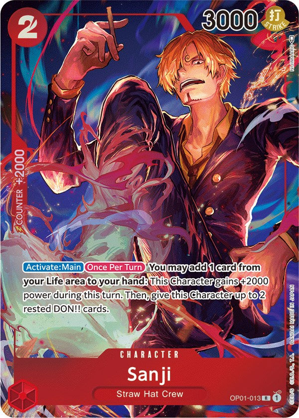 Sanji (Parallel) (OP01-013) - [Romance Dawn] Foil - Trinity Hobby