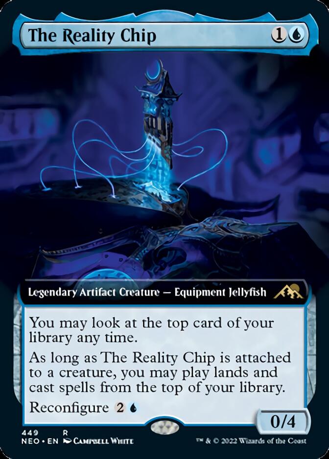 The Reality Chip (Extended Art) [Kamigawa: Neon Dynasty] - Trinity Hobby