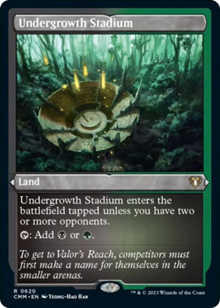 Undergrowth Stadium (Foil Etched) [Commander Masters] - Trinity Hobby