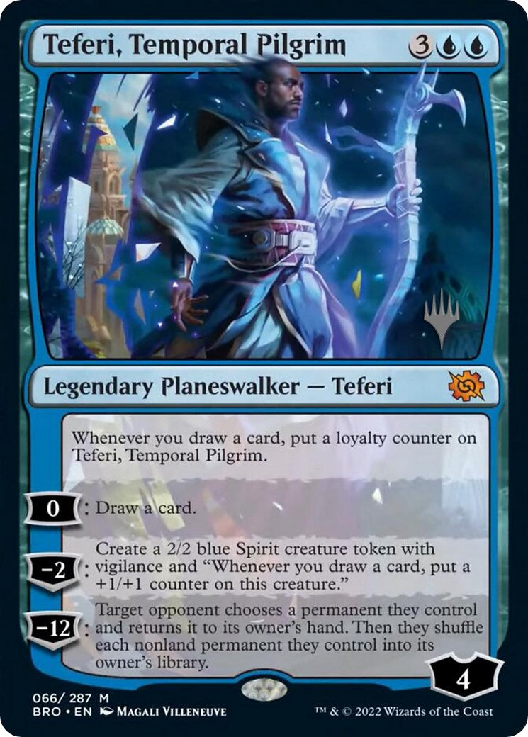 Teferi, Temporal Pilgrim (Promo Pack) [The Brothers' War Promos] - Trinity Hobby