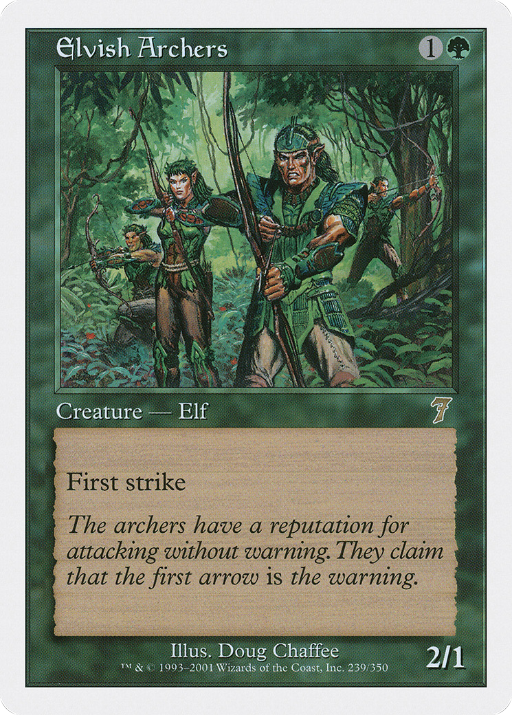 Elvish Archers  (7ED-239) - [Seventh Edition] - Trinity Hobby