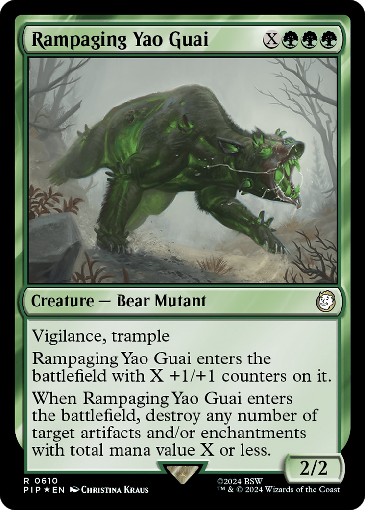 Rampaging Yao Guai (Surge Foil) [Fallout] - Trinity Hobby