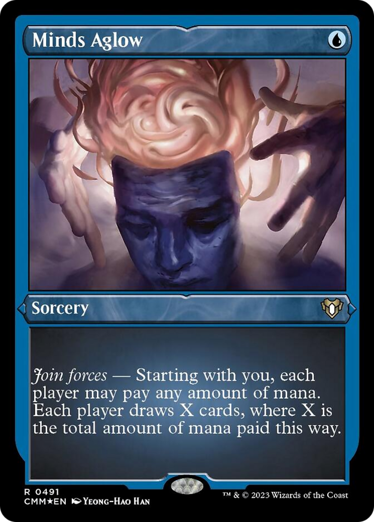 Minds Aglow (Foil Etched) [Commander Masters] - Trinity Hobby