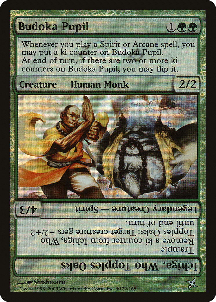 Budoka Pupil // Ichiga, Who Topples Oaks [Betrayers of Kamigawa Promos] - Trinity Hobby
