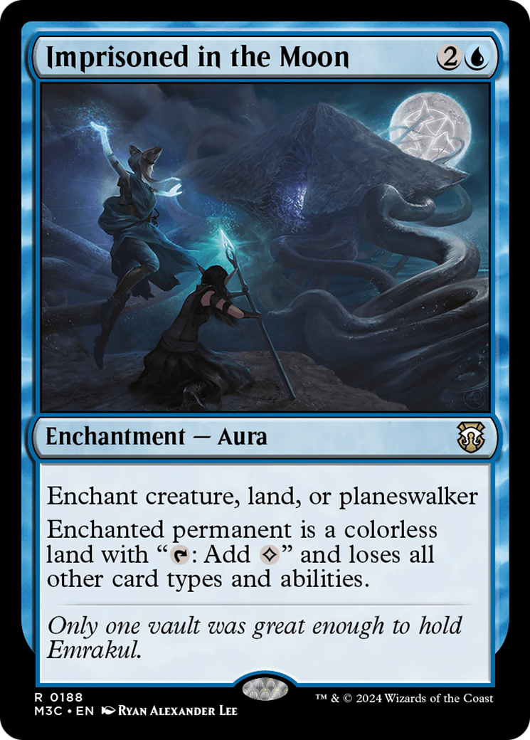 Imprisoned in the Moon (Ripple Foil) [Modern Horizons 3 Commander] - Trinity Hobby