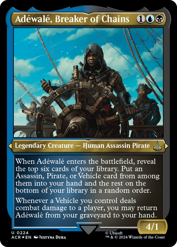 Adewale, Breaker of Chains (Foil Etched) [Assassin's Creed] - Trinity Hobby