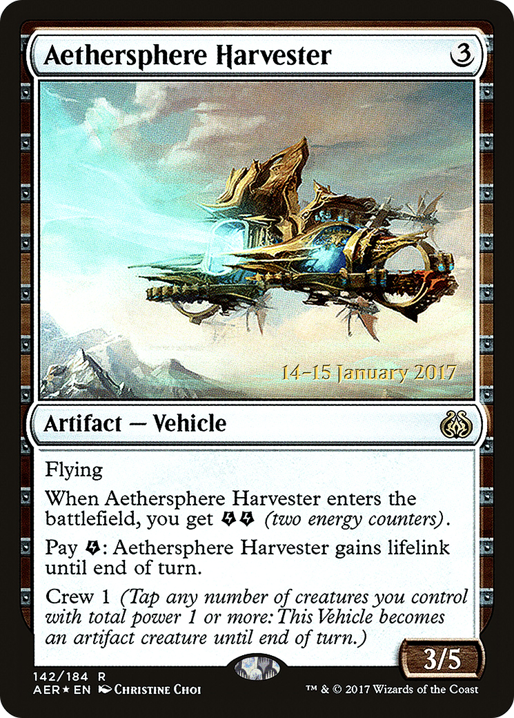 Aethersphere Harvester [Aether Revolt Prerelease Promos] - Trinity Hobby