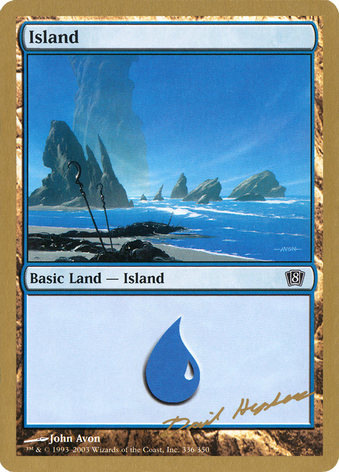 Island (dh336) (Dave Humpherys) [World Championship Decks 2003] - Trinity Hobby