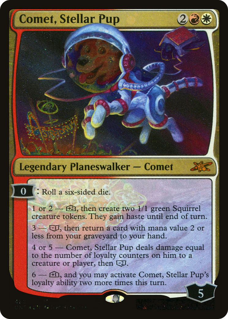 Comet, Stellar Pup (Galaxy Foil) [Unfinity] - Trinity Hobby