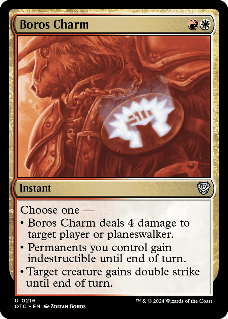 Boros Charm [Outlaws of Thunder Junction Commander] - Trinity Hobby
