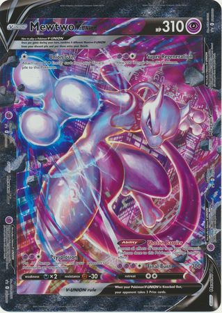 Mewtwo V-Union (Jumbo Card) [Sword & Shield: Black Star Promos] - Trinity Hobby