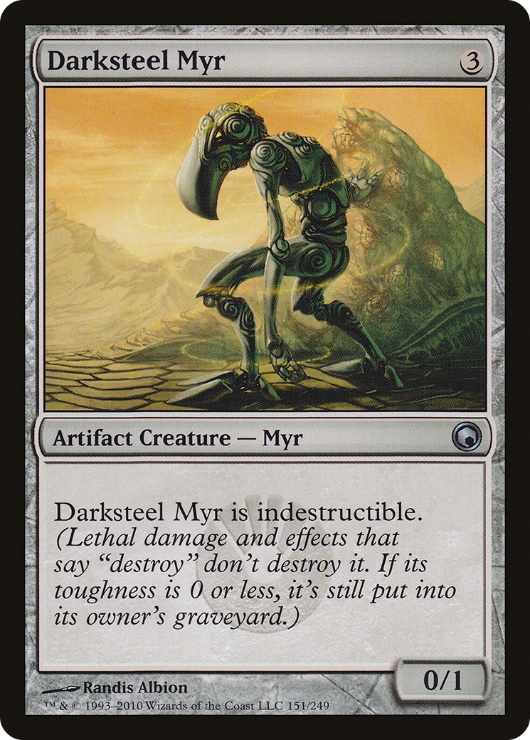 Darksteel Myr [Scars of Mirrodin] - Trinity Hobby