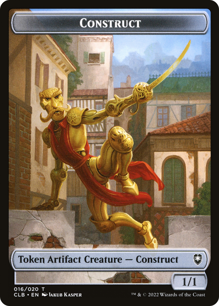 Construct  [Foil]  (CLB-016) - [Battle for Baldur's Gate Tokens] - Trinity Hobby