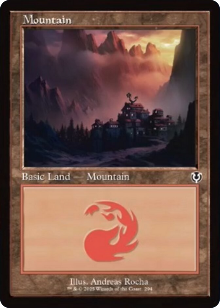 Mountain (294) (Retro Frame) [Innistrad Remastered] - Trinity Hobby