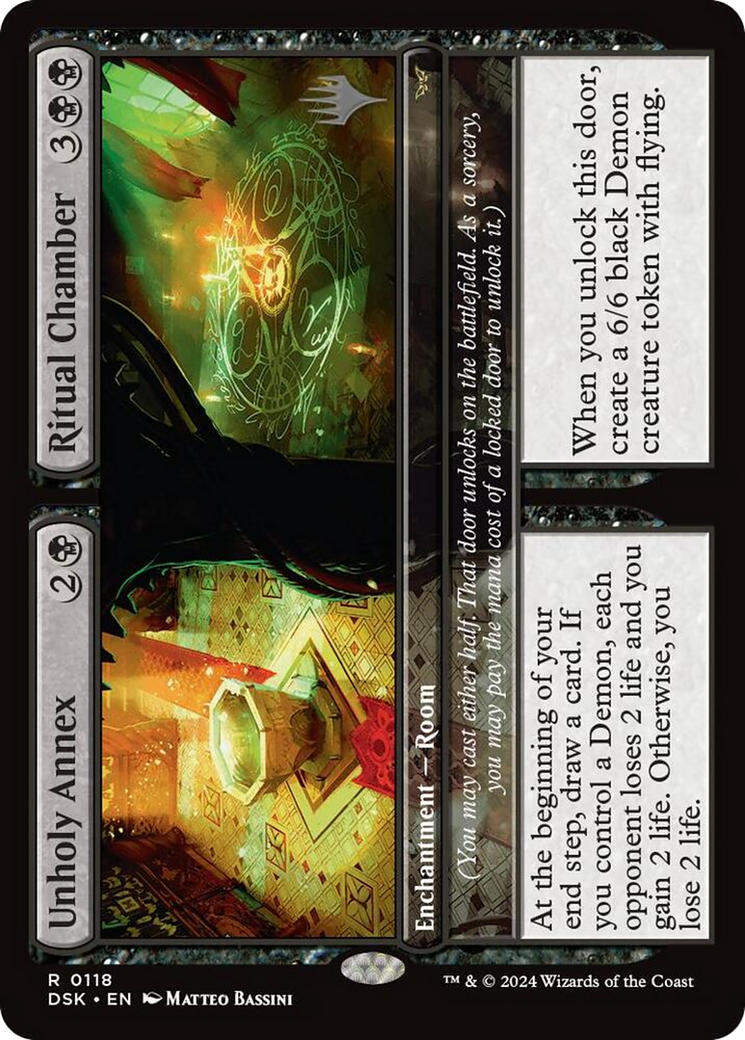 Unholy Annex // Ritual Chamber (Promo Pack) [Duskmourn: House of Horror Promos] - Trinity Hobby