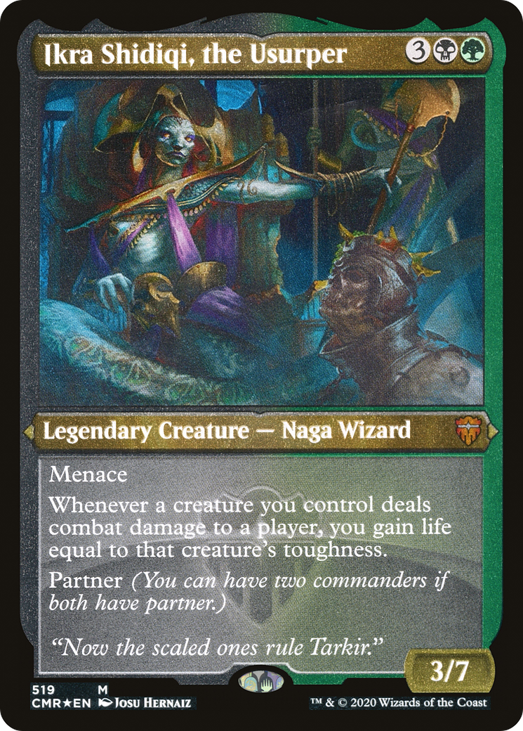 Ikra Shidiqi, the Usurper (CMR-519) - [Commander Legends] Foil - Trinity Hobby