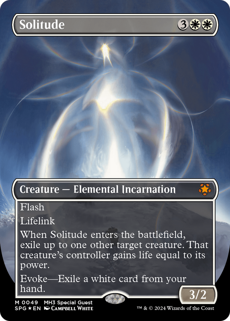 Solitude (Borderless) (Textured Foil) [Modern Horizons 3 Special Guests] - Trinity Hobby
