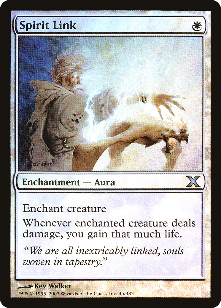 Spirit Link  [Foil]  (10E-45★) - [Tenth Edition] - Trinity Hobby