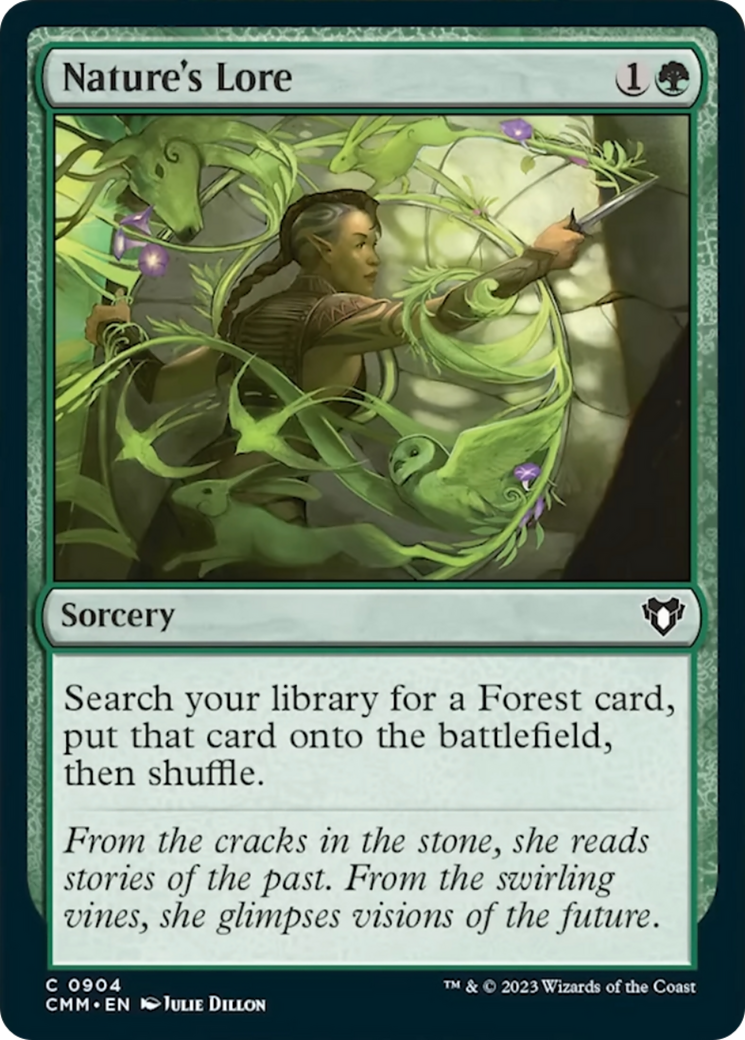 Nature's Lore [Commander Masters] - Trinity Hobby
